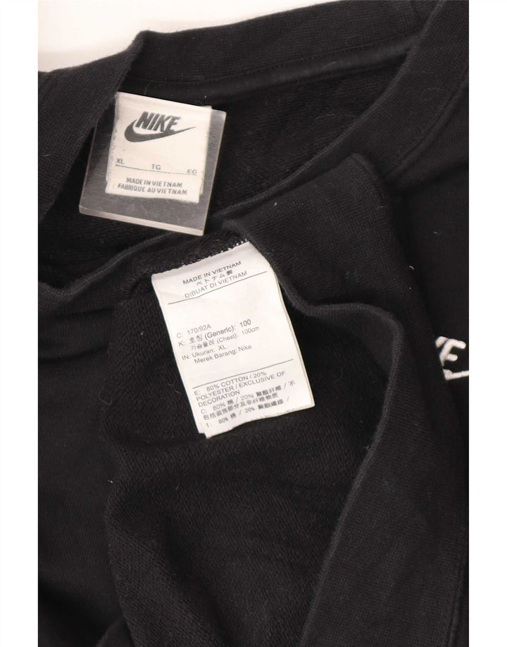 Nike Damen-Sweatshirt in Übergröße, Größe UK 18, XL, Schwarz, Baumwolle
