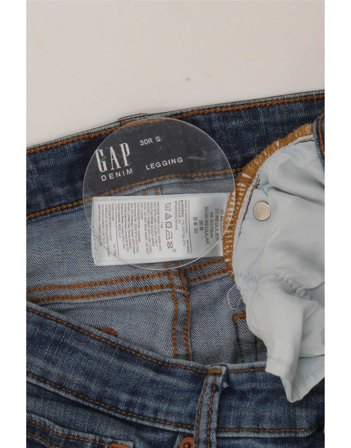 Gap Damen-Leggings, verkürzte Jeans, W30, L25, Blau, Baumwolle