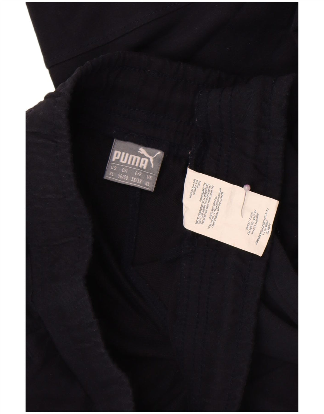 Puma Herren-Trainingshose mit Grafik, XL, schwarze Baumwolle