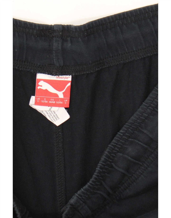 Puma Herren Graphic Sport Shorts Large Marineblau Polyester
