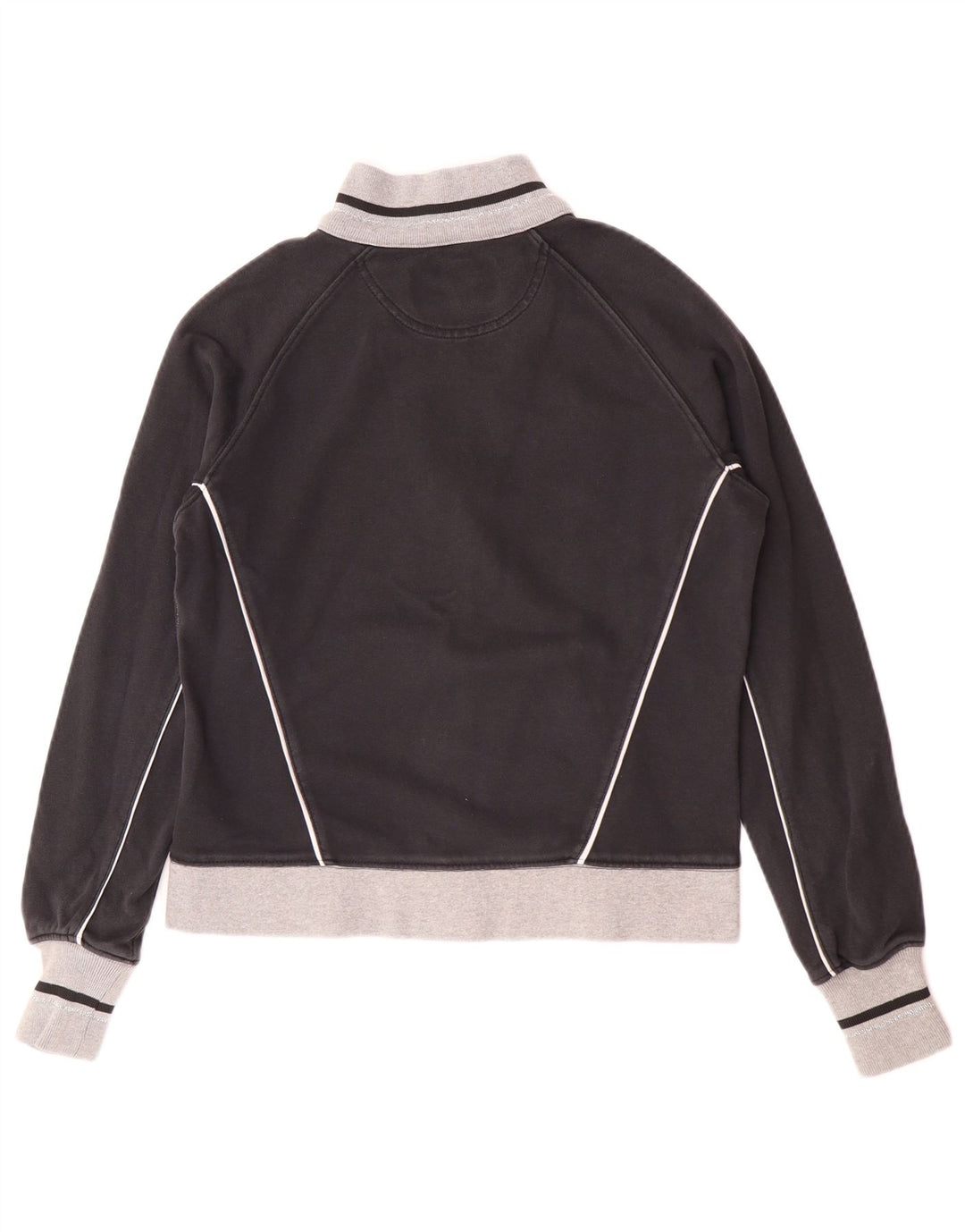 Champion Womens Heritage Classics Trainingsanzug Top Jacke UK 16 Large Schwarz