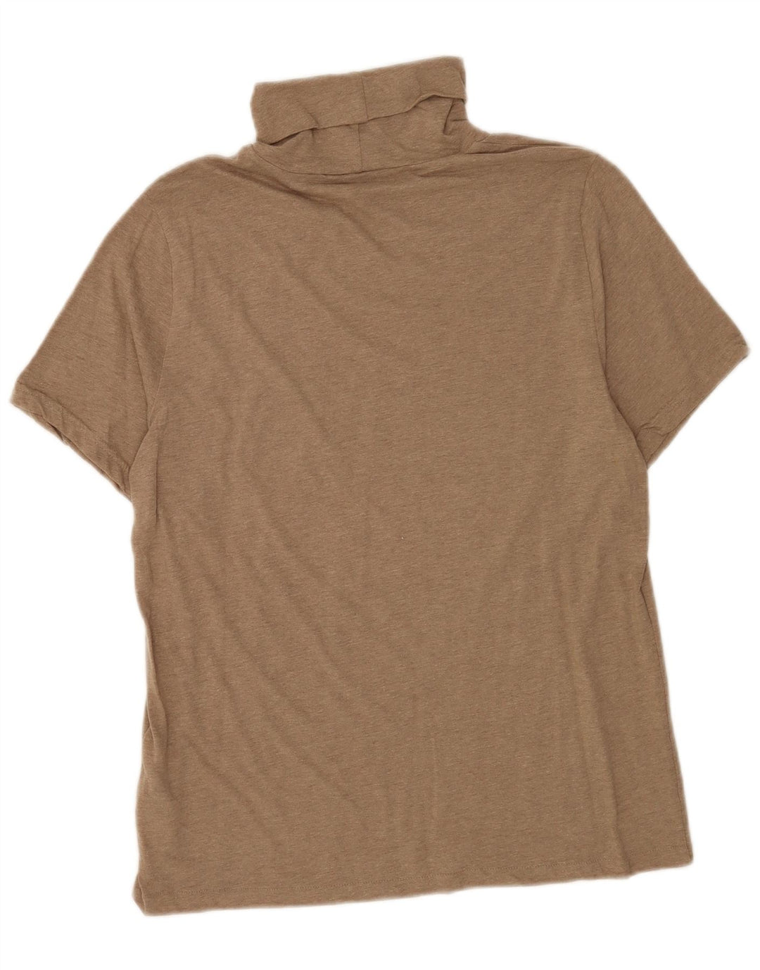J. Crew Rollkragen-Blusenoberteil für Damen, UK 14, Größe L, Braun, Baumwolle