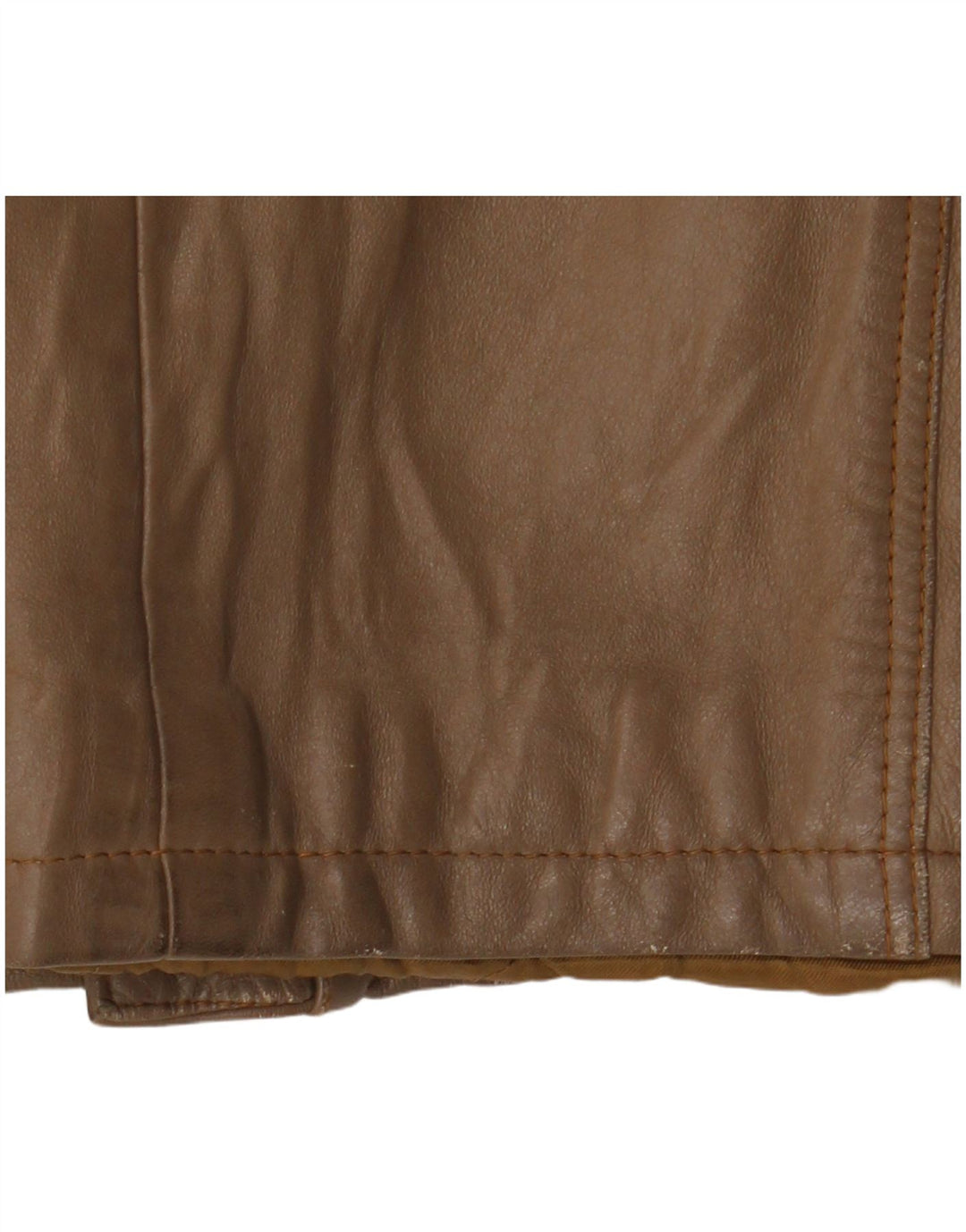 Vintage Damen Lederjacke UK 14 Mittelbraun