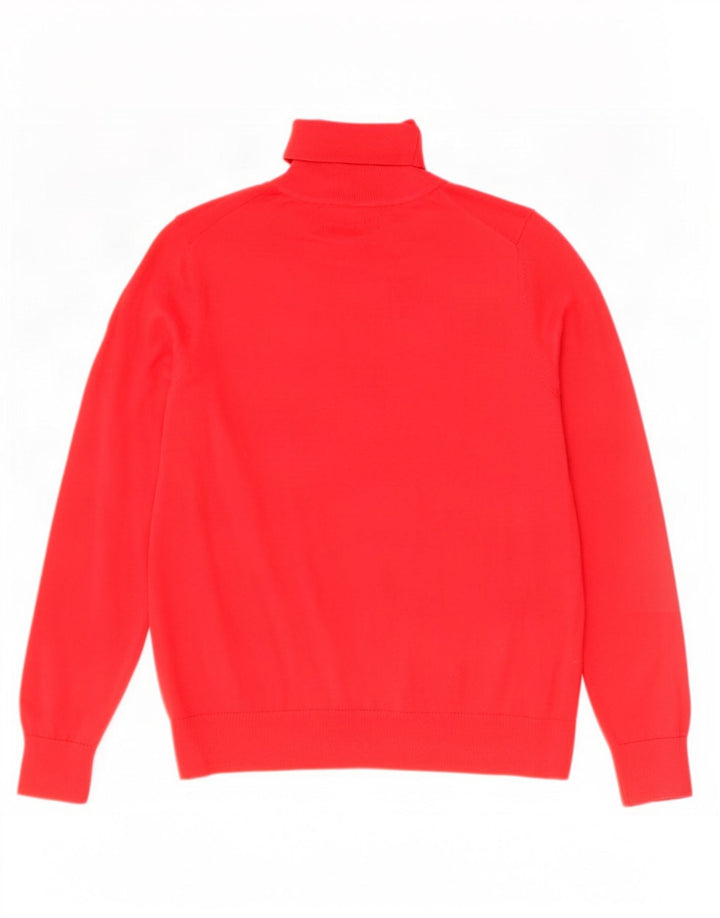 Marks & Spencer Damen-Pullover mit Rollkragen, Gr. 12, Mittelrot