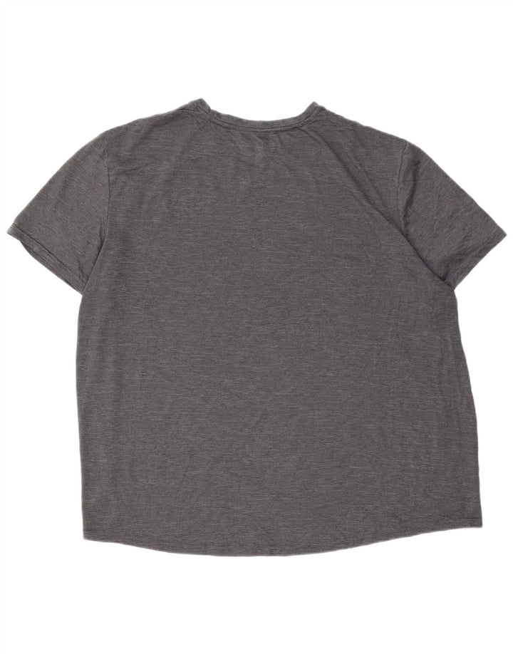 RUSSELL ATHLETIC Herren T-Shirt Top UK 46/48 XL Grau Polyester