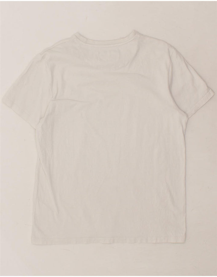 LYLE & SCOTT Womens T-Shirt Top UK 16 Large Grey Cotton Vintage Lyle & Scott and Second-Hand Lyle & Scott from Messina Hembry 
