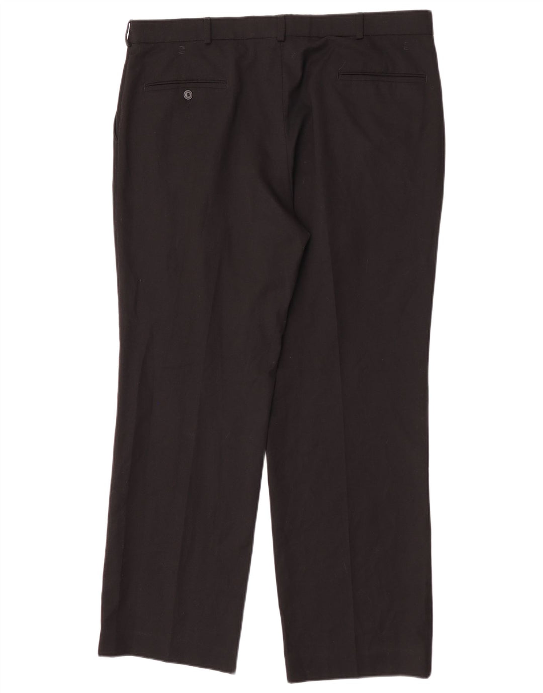 Farah Herren-Anzughose mit Pegged-Anzug, W38, L30, schwarzes Polyester