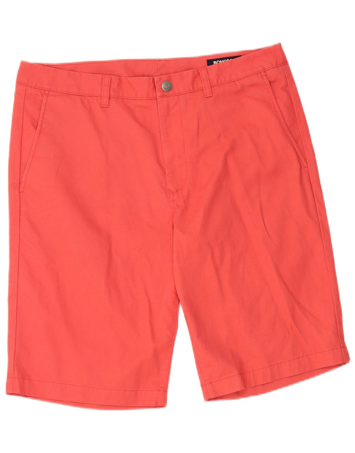 BONOBOS Herren-Chinoshorts W34, Größe L, rosa, Baumwolle