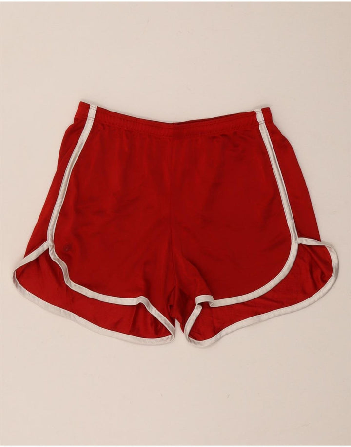 Russell Athletic Damen Sportshorts UK 10 Small Rot Polyester