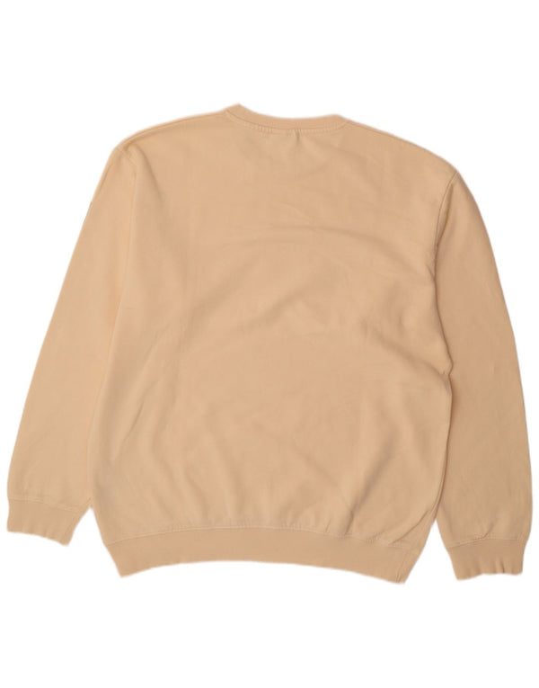 Napapijri Herren Graphic Regular Fit Sweatshirt Pullover XL Beige Baumwolle