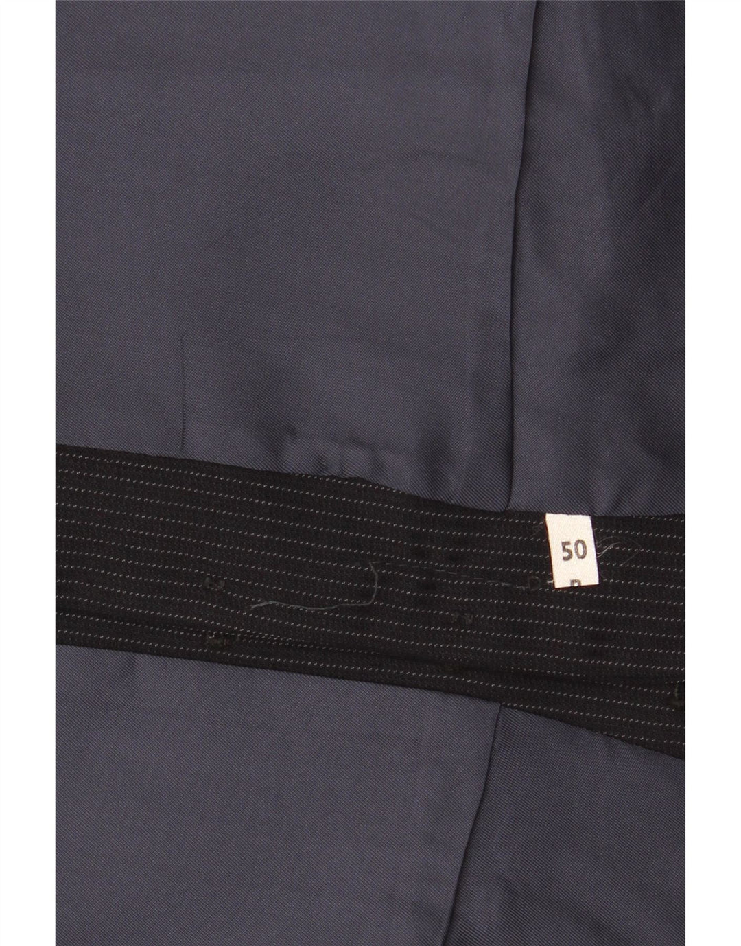 Vintage Herren Weste IT 50 Medium Marineblau Nadelstreifen