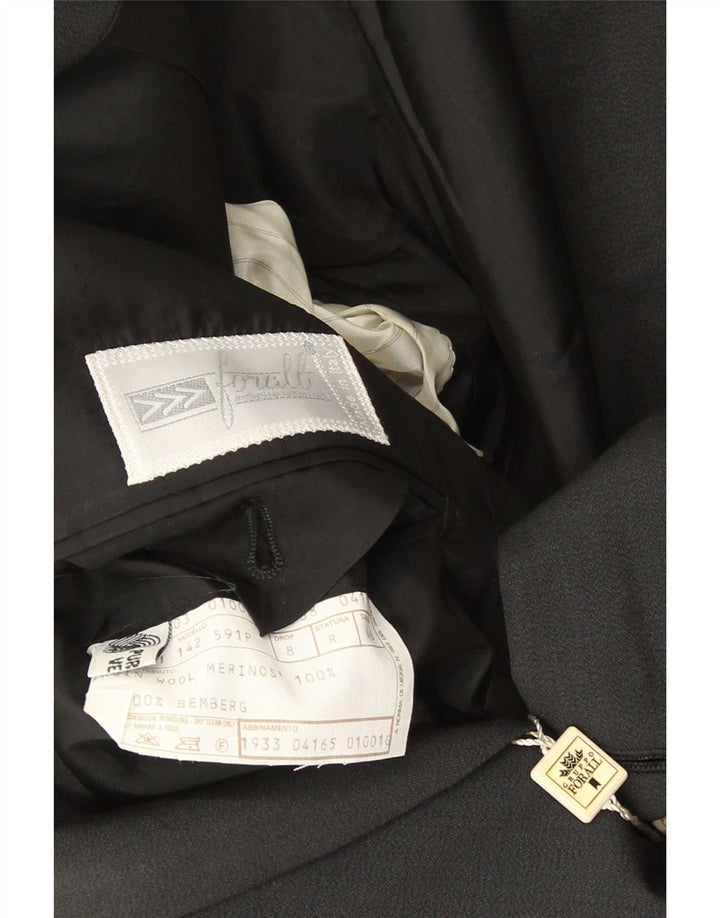 Pal Zileri Herren Gruppo Forall 1 Knopf Blazer Jacke IT 46 Small Grau