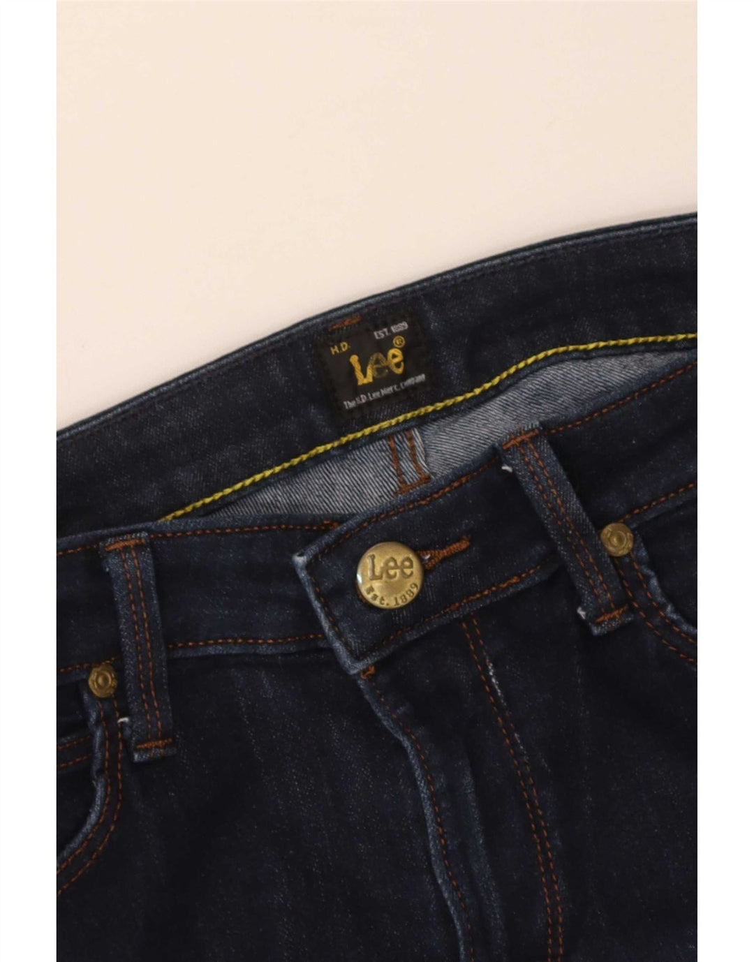 Lee Damen Skinny Jeans W30 L30 Marineblau