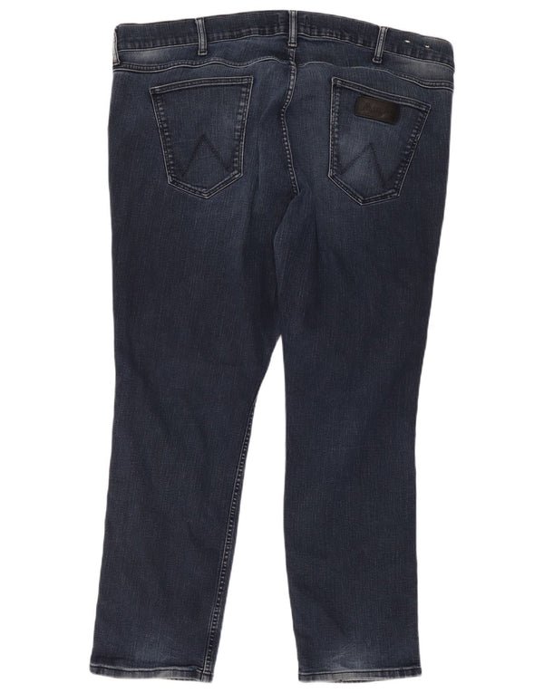 Wrangler Herren Greensboro Straight Jeans W46 L34 Marineblau Baumwolle