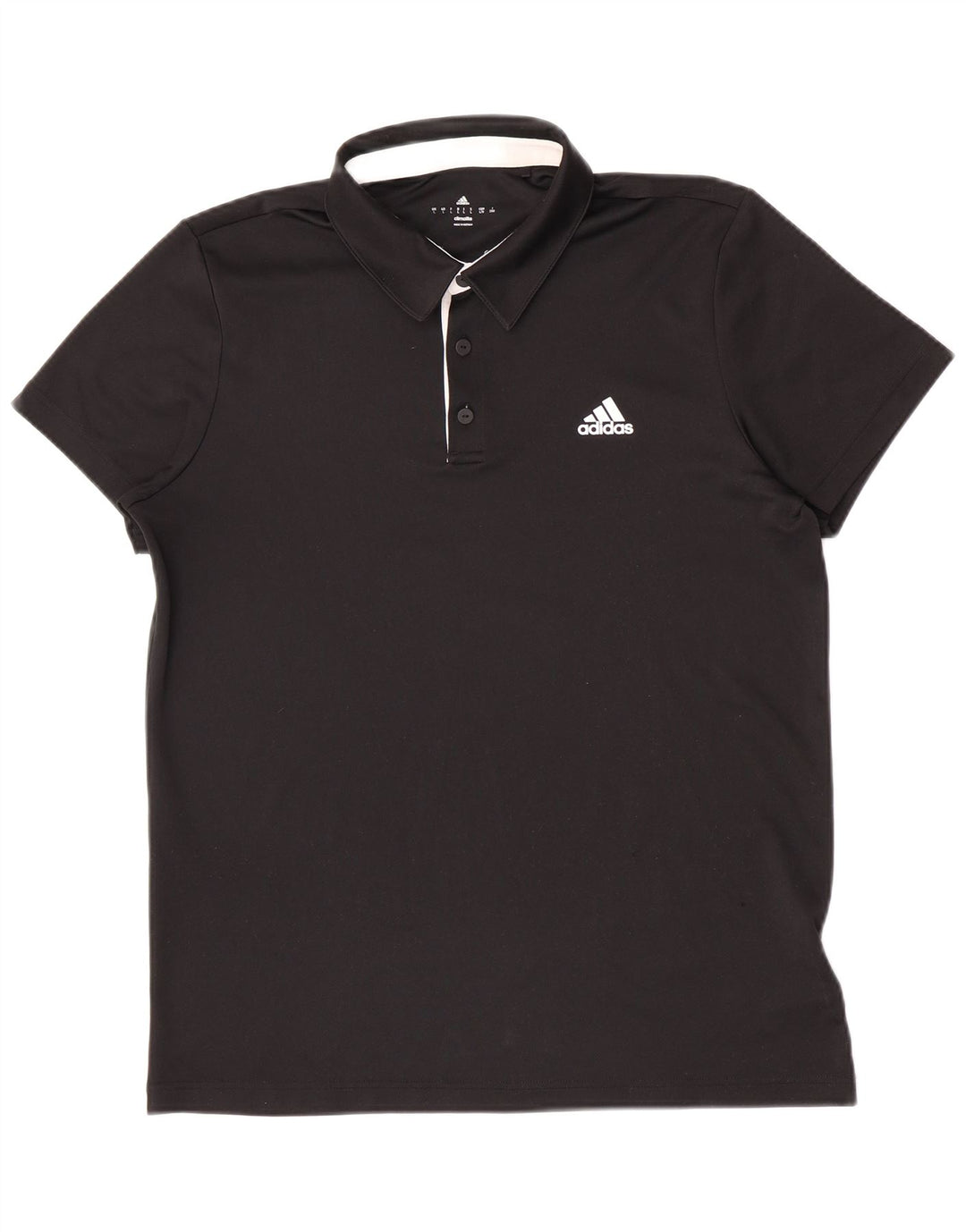 Adidas Herren Climalite Poloshirt Großes schwarzes Polyester