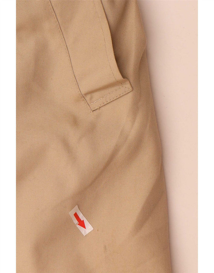 Trevira Herren-Windbreaker-Mantel, UK 38, mittelbeigefarbenes Polyester