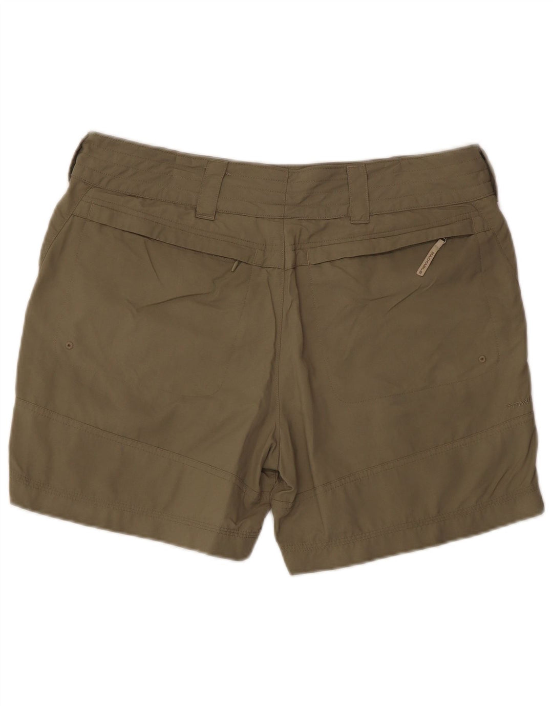 COLUMBIA Damen Titanium Chino Shorts US 12 Large W36 Khaki Nylon