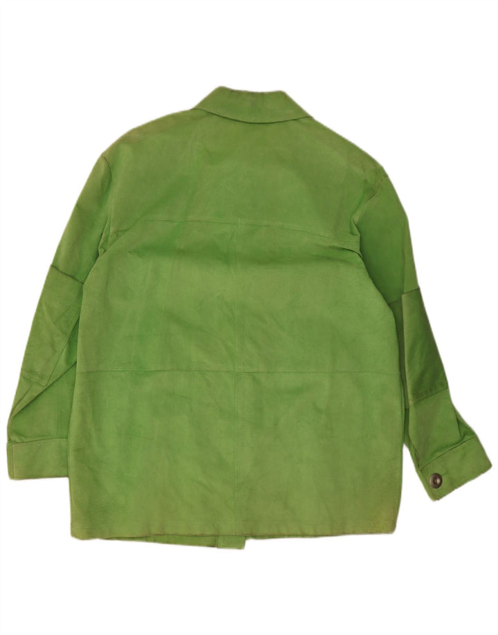 Gai Mattiolo Damen Wildlederjacke UK 16 Large Grün