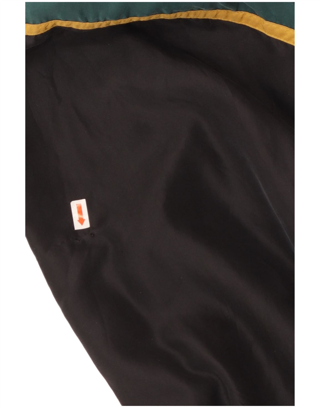 JEAN LEGALLI Herren Bomberjacke UK 42 XL Grüne Colourblock-Seide