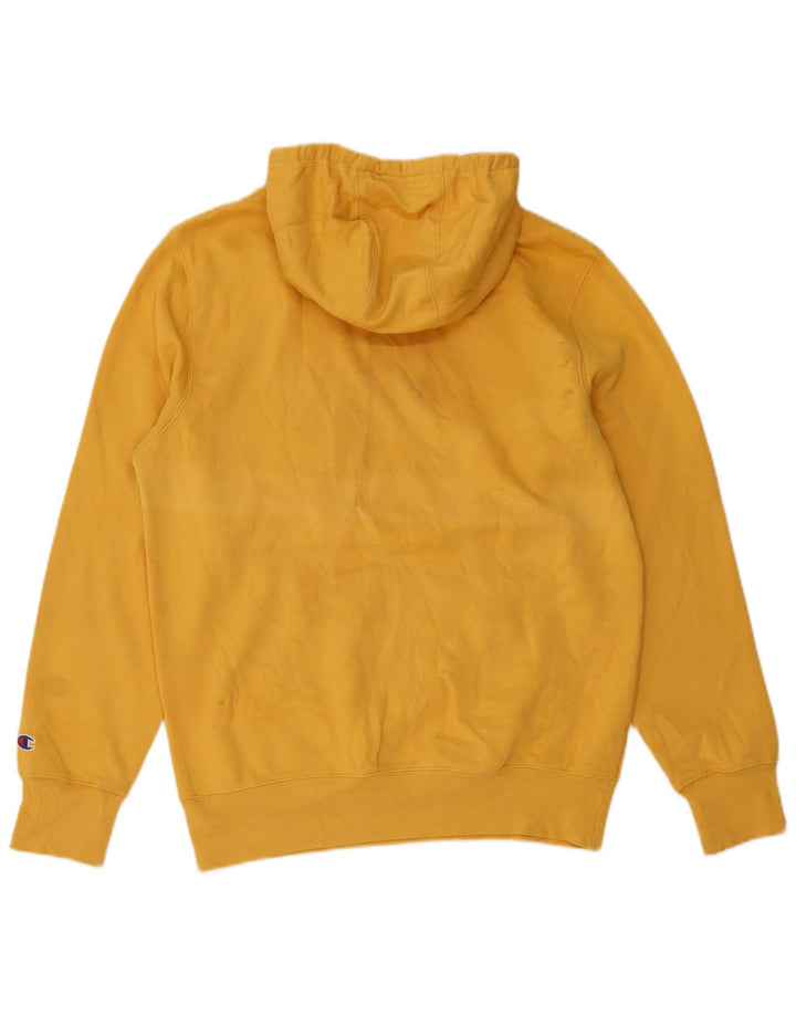 CHAMPION Herren-Kapuzenpullover mit Grafik, Größe S, Gelb