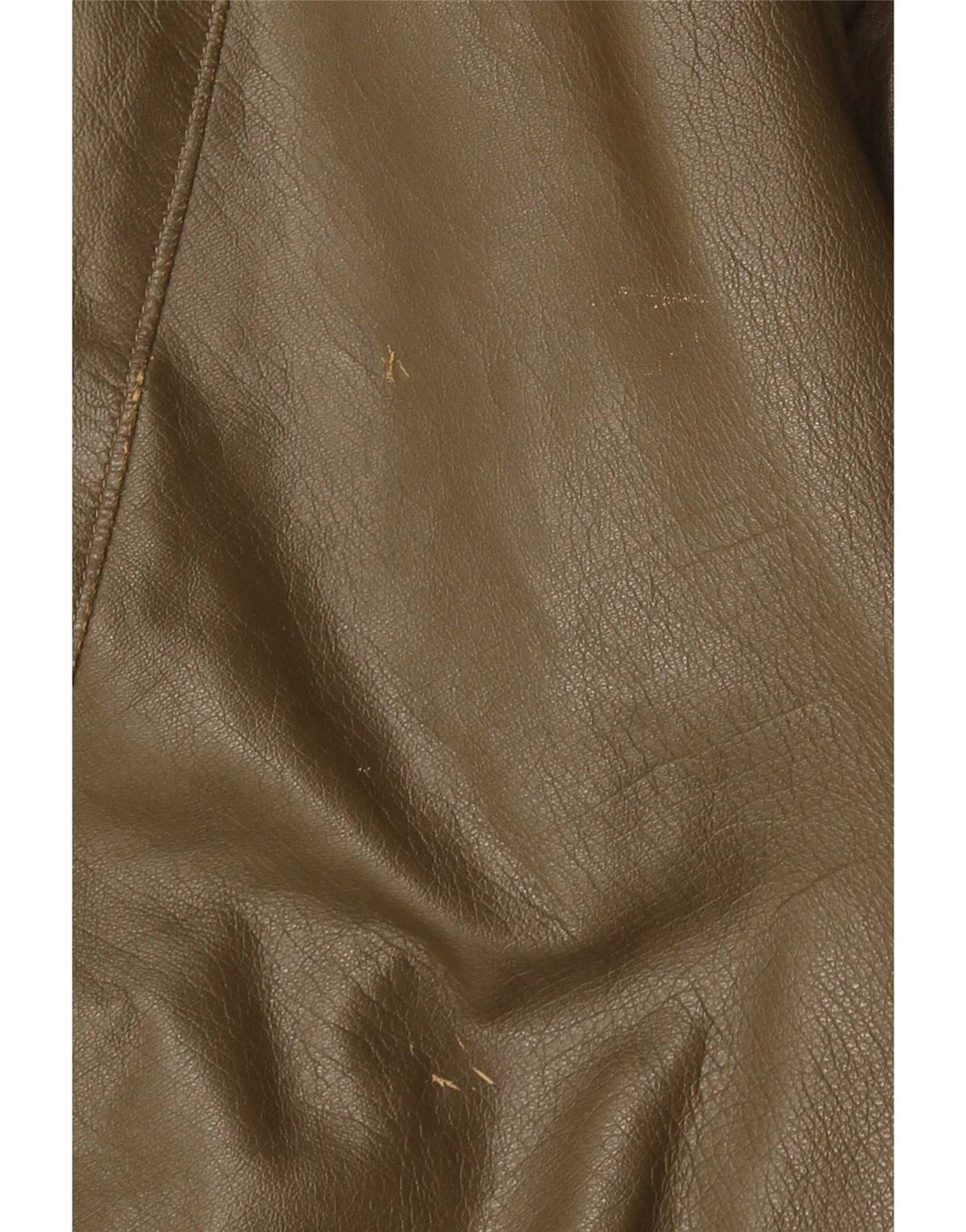 Vintage Herren Lederjacke UK 38 Medium Khaki Leder