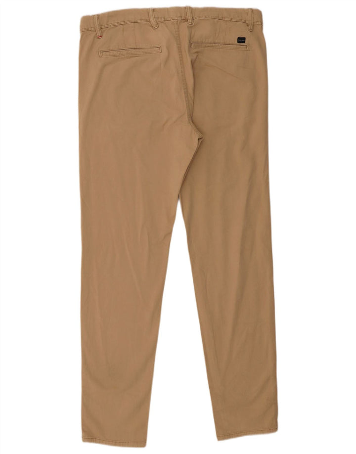 Zara Slim Chino-Hose für Herren, EU 42, Mittel W32 L30, Beige