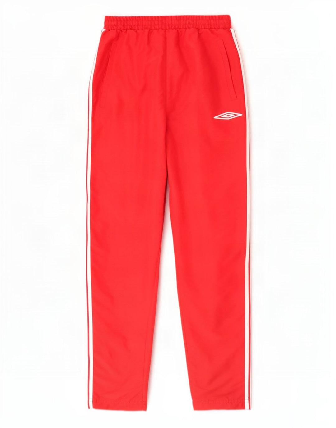 Umbro Herren-Trainingshose aus mittelrotem Colourblock-Polyester