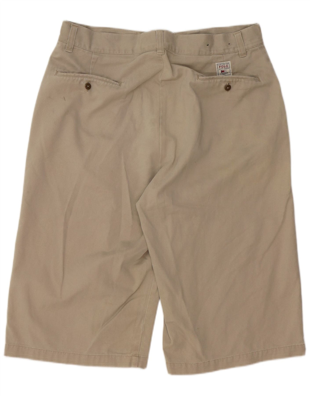 POLO RALPH LAUREN Herren Chinoshorts W33 Mittelbeige Baumwolle