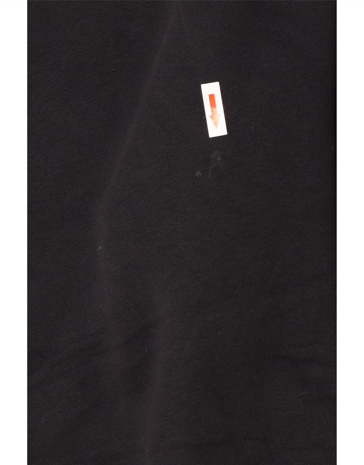 Nike Herren-Sweatshirt mit lockerer Passform, Größe S, schwarze Baumwolle