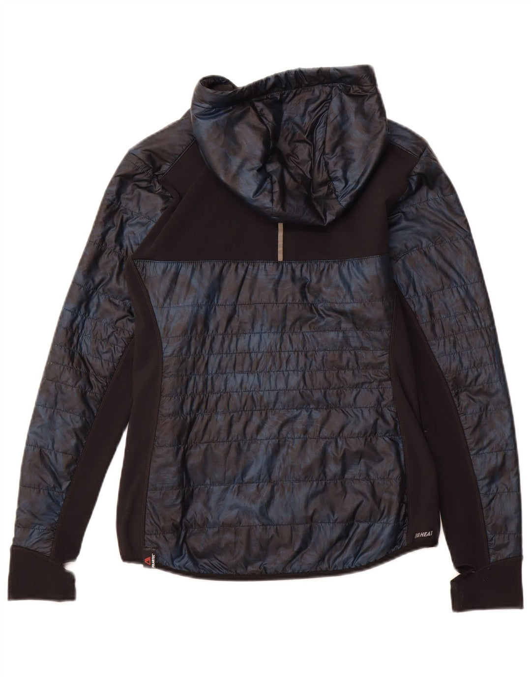 NEW BALANCE Damen-Trainingsanzug-Top-Jacke, UK 14, Mittelschwarz, Farbblock