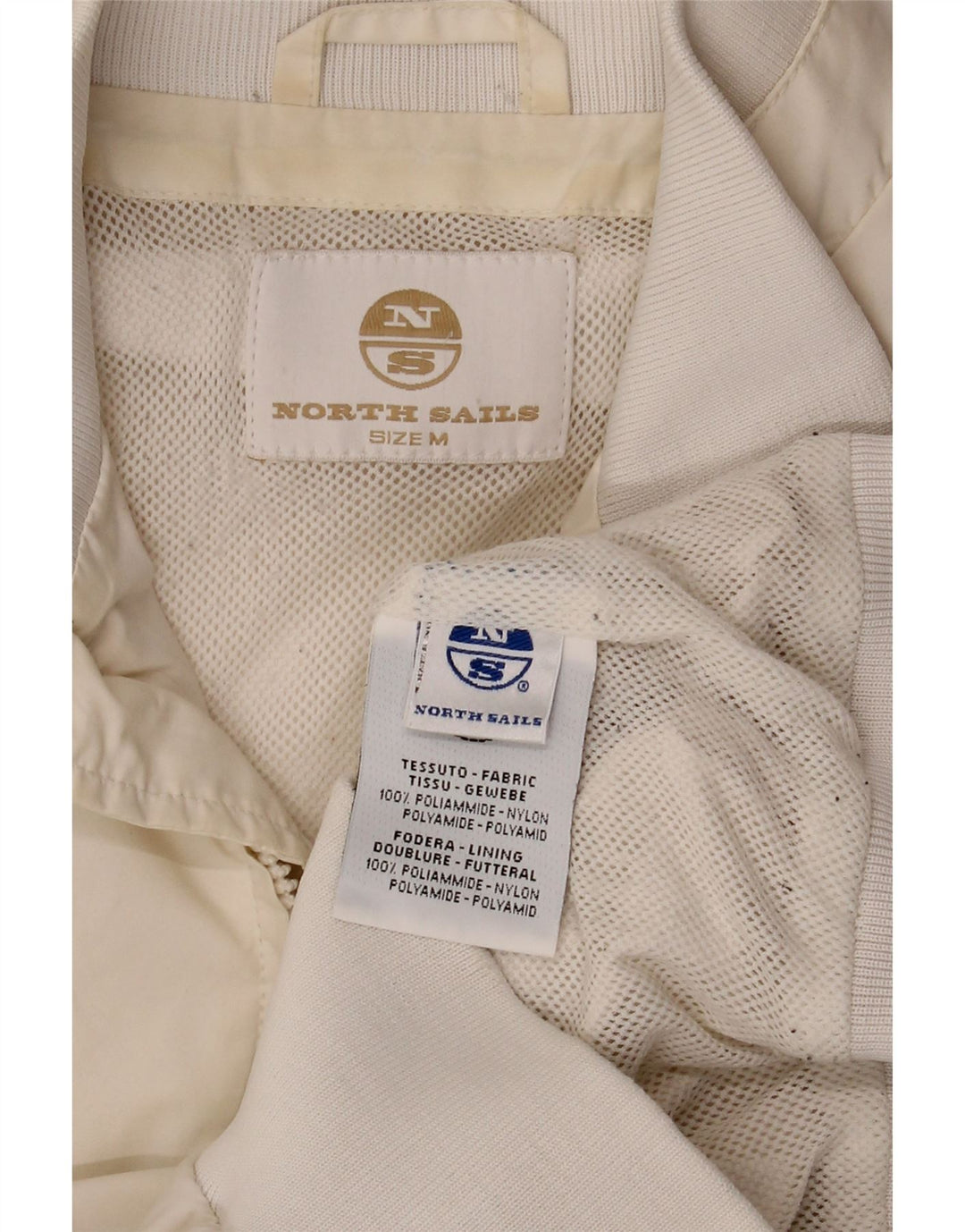 North Sails Damen Bomberjacke UK 14 Medium Off White Polyamid