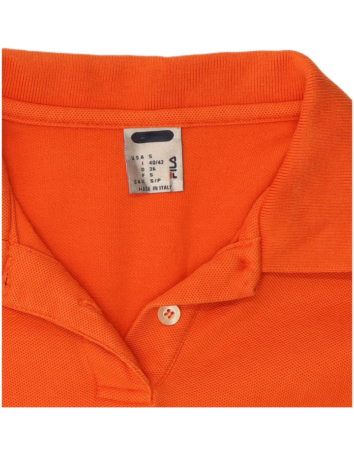 FILA Damen Polokleid UK 10 Small Orange