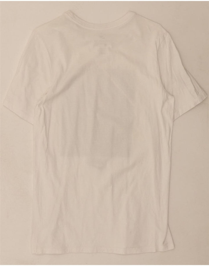 NIKE Mens Athletic Cut Graphic T-Shirt Top Small White Vintage Nike and Second-Hand Nike from Messina Hembry 