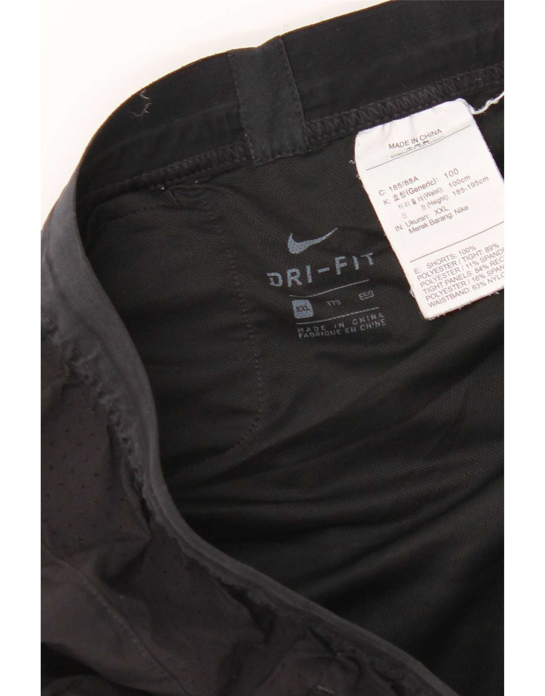 Nike Herren Dri Fit Sport Shorts 2XL Schwarz Polyester