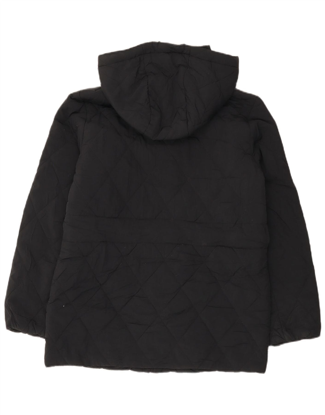 Marks & Spencer Damen-Kapuzen-Übergröße, wattierte Jacke, Gr. 8, Schwarz