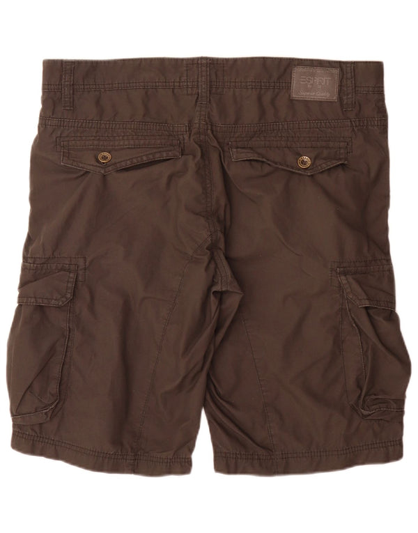 Esprit Mens Cargo Shorts Large W36 Grey Cotton