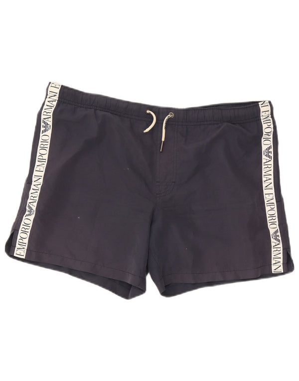 Emporio Armani Herren-Badeshorts IT 48 Mittel Marineblau Farbblock