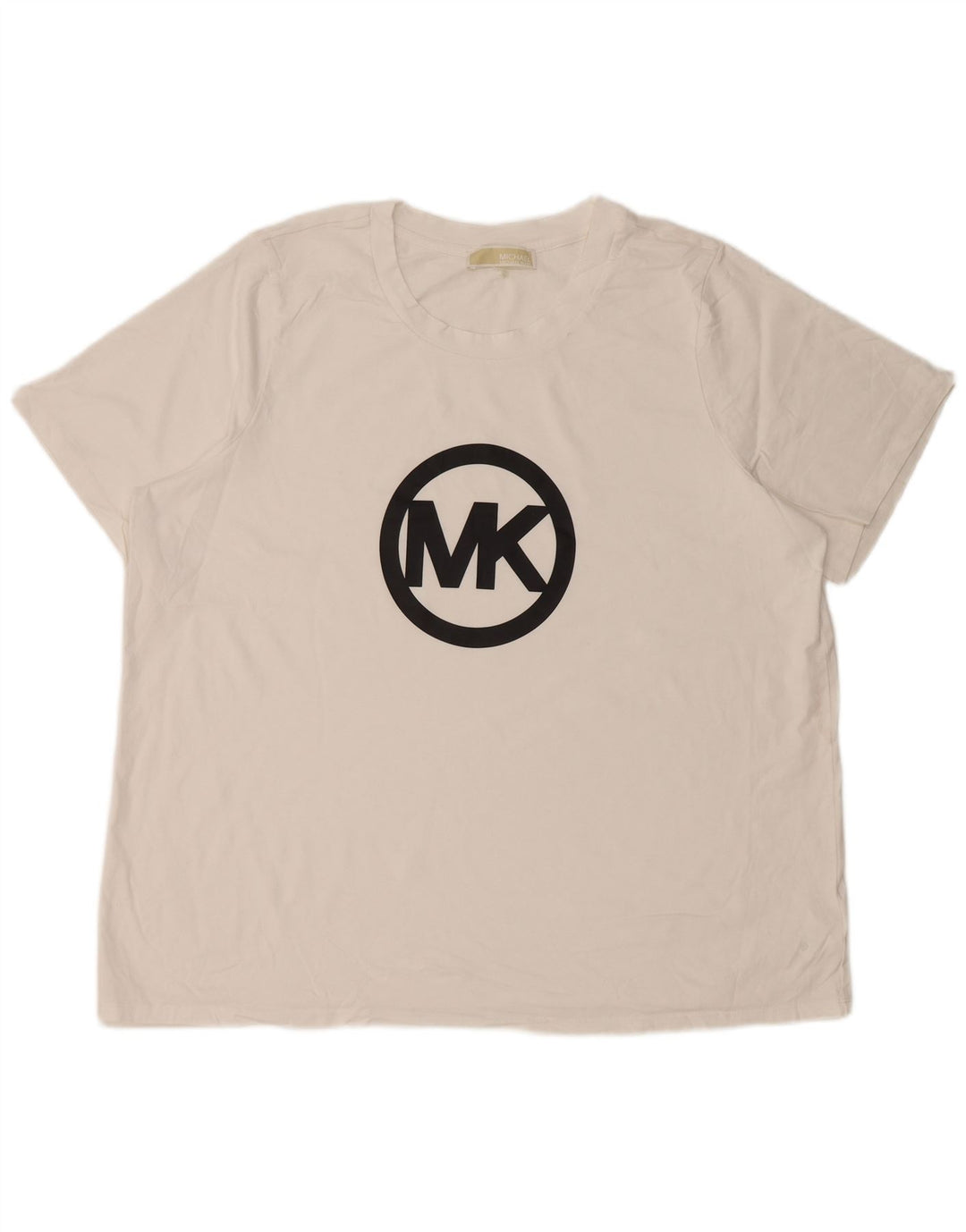 MICHAEL KORS Herren Grafik T-Shirt Top XL Weiße Baumwolle