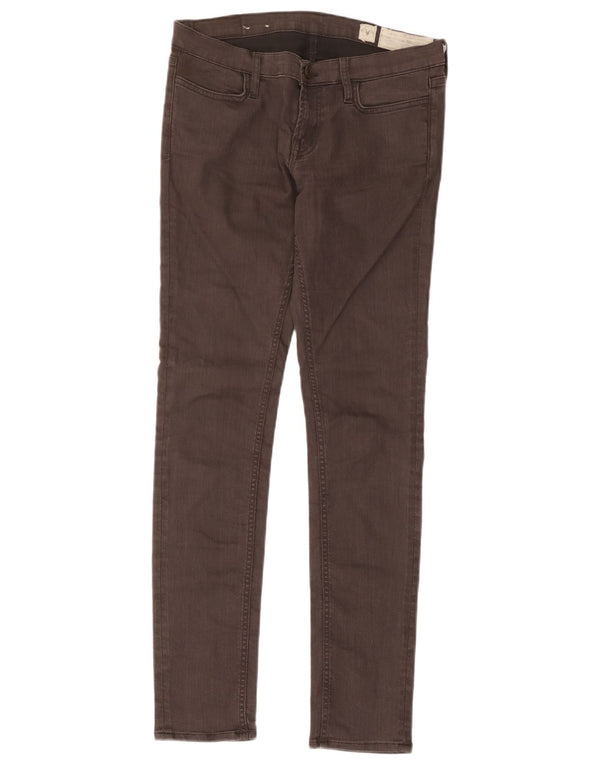 All Saints Damen Slim Jeans W30 L32 Braune Baumwolle