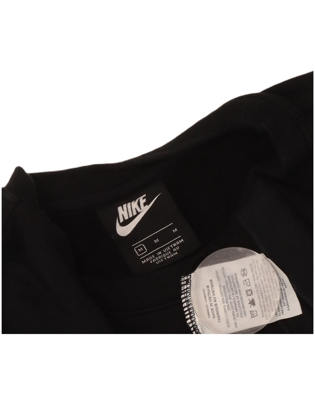 NIKE Damen-Sweatshirt mit übergroßem Crop-Grafikmotiv, Gr. 14, mittelschwarz