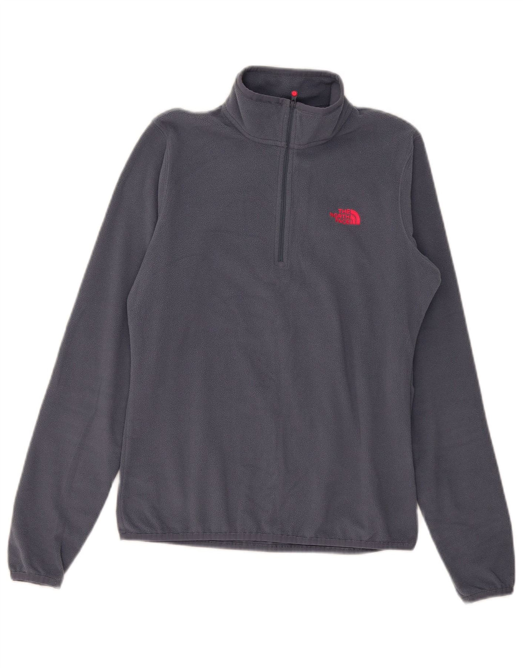 The North Face Damen-Fleecepullover mit Reißverschluss am Hals, UK 10, Größe S, Grau, Polyester
