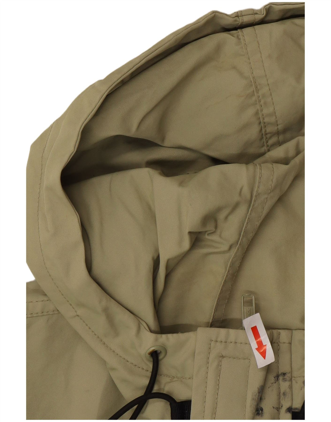 CAT Herren-Anorakjacke mit Kapuze, UK 40, Größe L, Khaki, Baumwolle