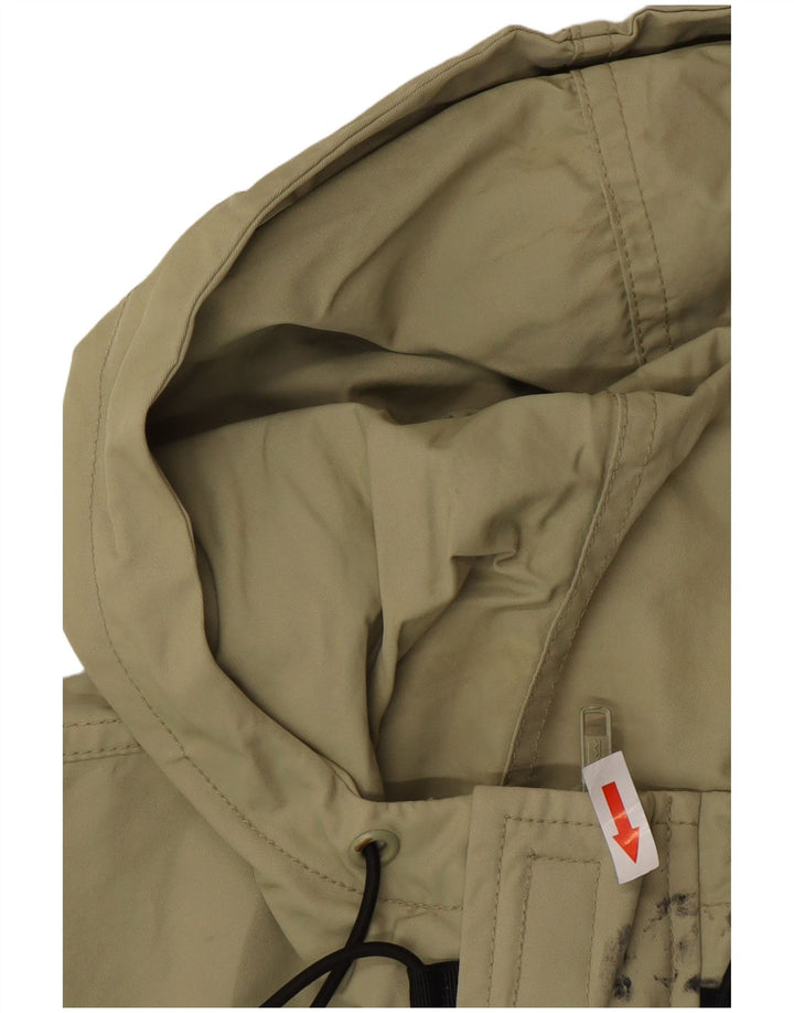 CAT Herren-Anorakjacke mit Kapuze, UK 40, Größe L, Khaki, Baumwolle