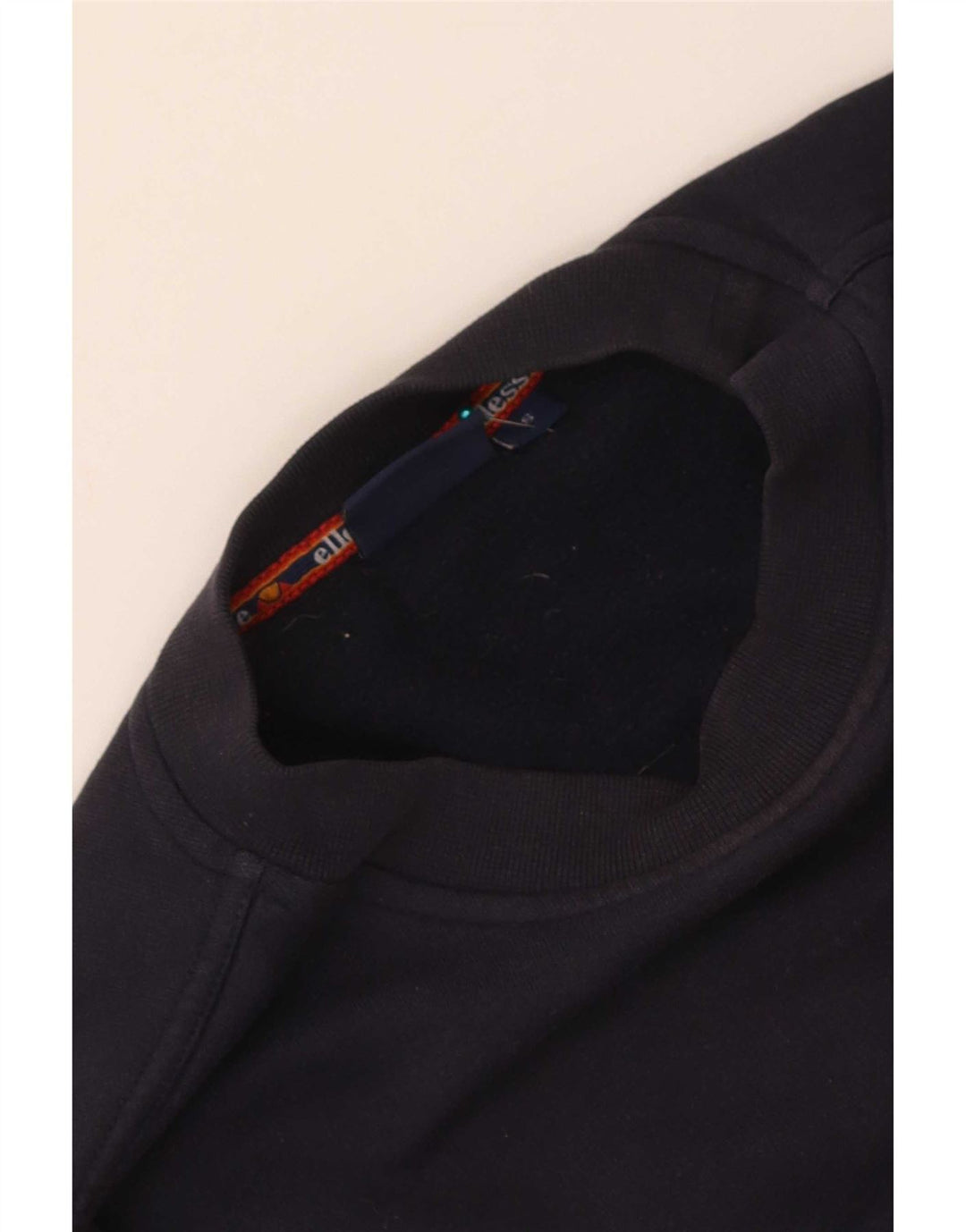 Ellesse Womens Graphic Oversized Sweatshirt Pullover UK 10 Small Marineblau