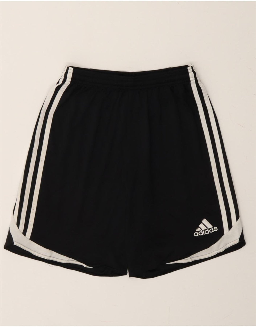 ADIDAS Boys Climacool Sport Shorts 13-14 Years Black Colourblock Polyester Vintage Adidas and Second-Hand Adidas from Messina Hembry 