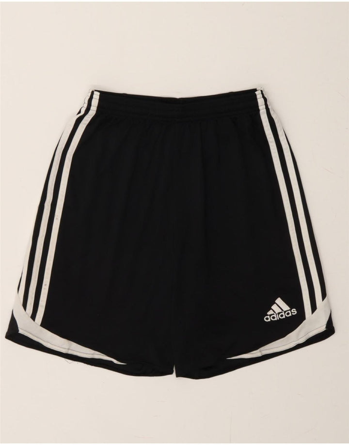 ADIDAS Boys Climacool Sport Shorts 13-14 Years Black Colourblock Polyester Vintage Adidas and Second-Hand Adidas from Messina Hembry 