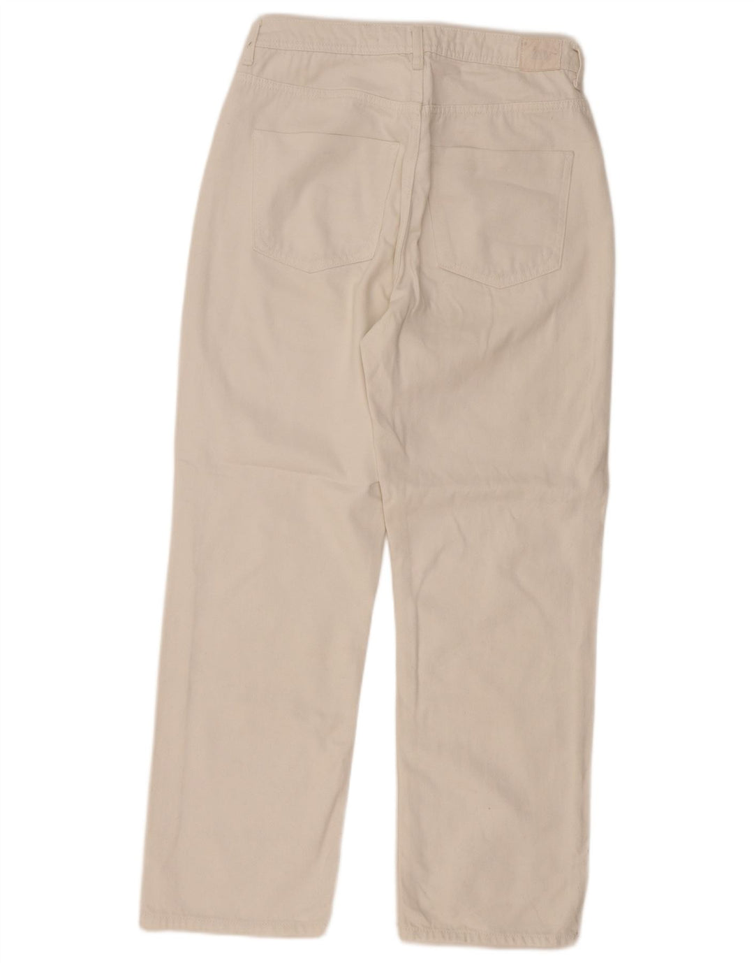 Zara Damen Straight Jeans EU 38 Small W28 L29 Weiß