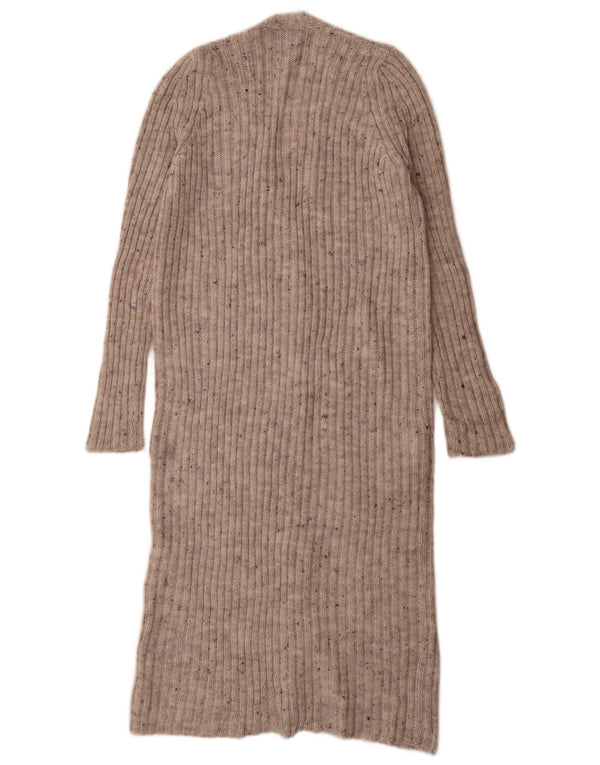 Zara Damen Pulloverkleid UK 10 Small Grau meliertes Acryl