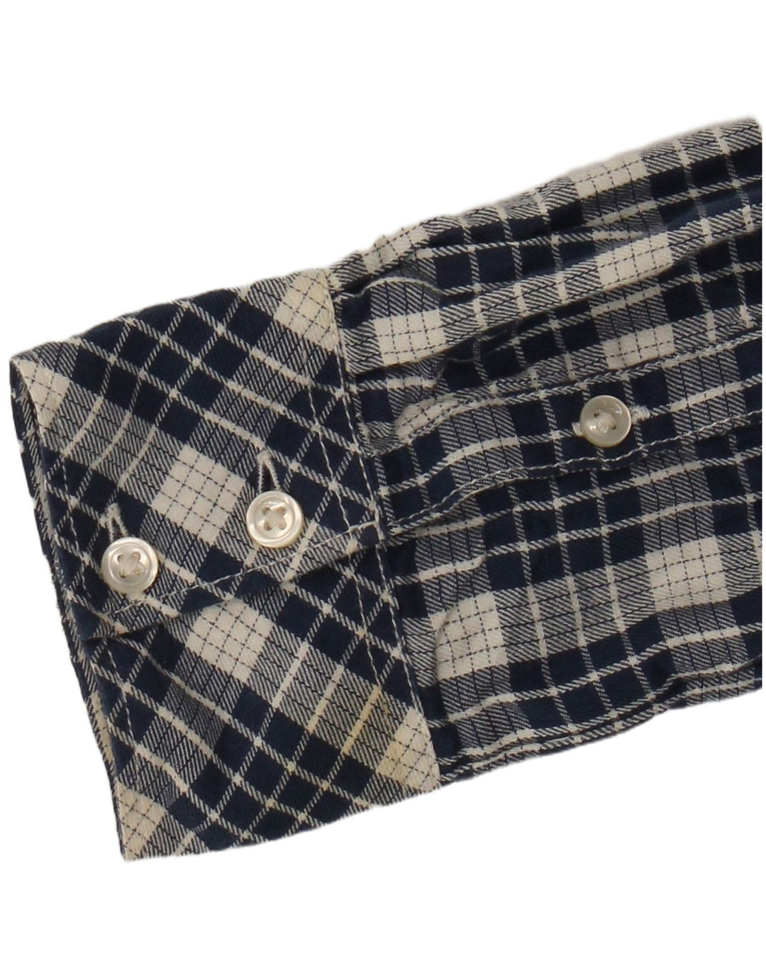 Wrangler Damen Flanellhemd XS Marineblau kariert Baumwolle