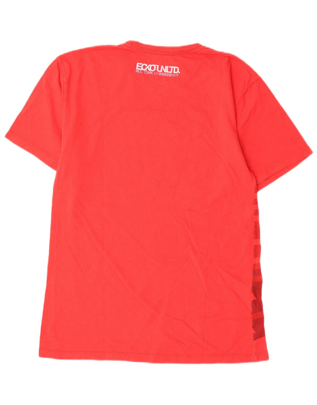 Ecko Unltd Herren-T-Shirt mit Grafik, klein, rot, geometrisch, Baumwolle